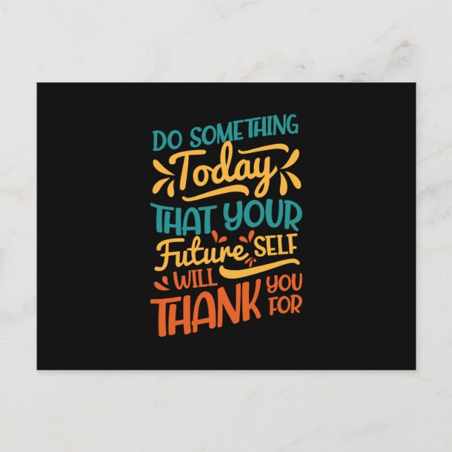 So something today that your future postcard (Front)