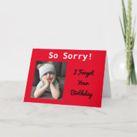 So Sorry! Belated Birthday Funny Grumpy Girl Cute
