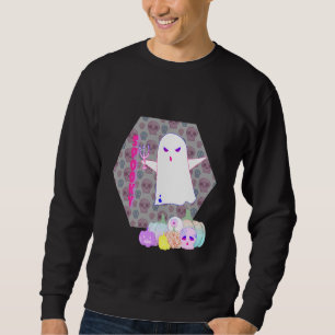 So Super Spooky Spooky Season Pastel Goth Ghost Sweatshirt