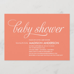 SO SWEET   BABY SHOWER INVITATION