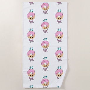 So Sweet Doughnuts 2 June Jelly National Doughnut Beach Towel