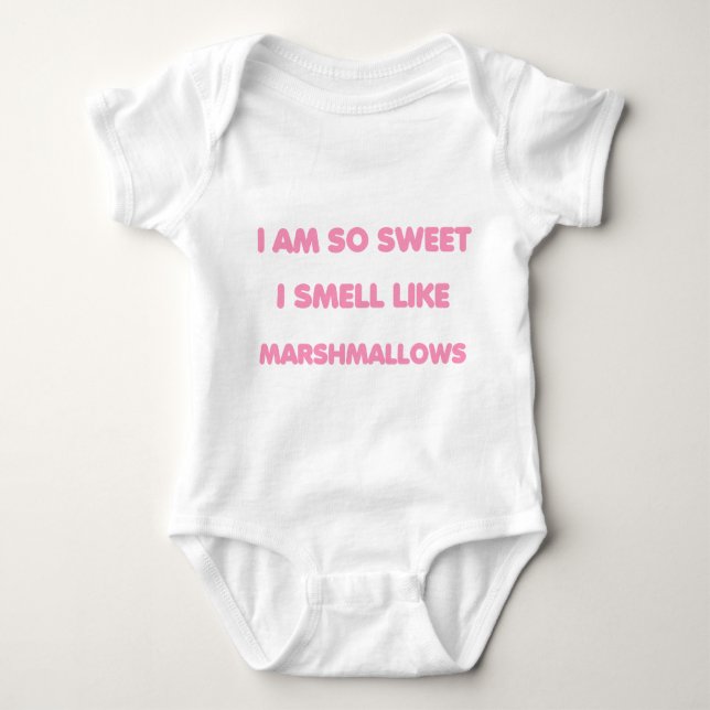 So Sweet Marshmallow - Baby Bodysuit (Front)