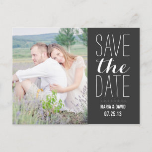 SO SWEET SAVE THE DATE ANNOUNCEMENT POSTCARD