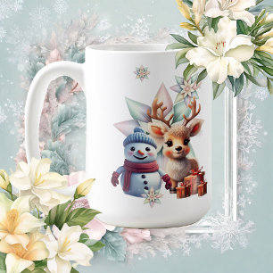 So sweet this little reindeer  coffee mug