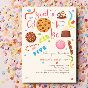 So sweet to be... kids birthday invitation