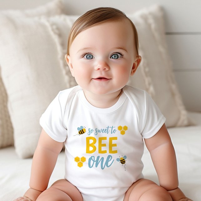 So Sweet To Bee One 1st Birthday Baby Bodysuit (Creator Uploaded)