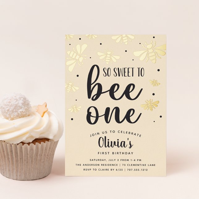 So Sweet To Bee One First Birthday Party (Creator Uploaded)
