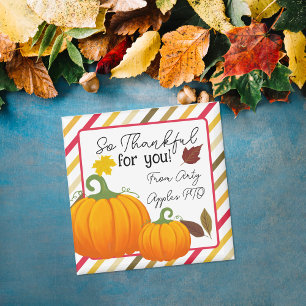 so thankful for you staff volunteer thank you gift magnet