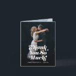 So Thankful Note Card<br><div class="desc">A thank you card to show the people in your like just how thankful you are for them,  while featuring your favorite photos from your special event.</div>