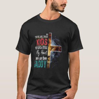 So There Are Kids They Call Me Daddy Jesus Cross L T-Shirt