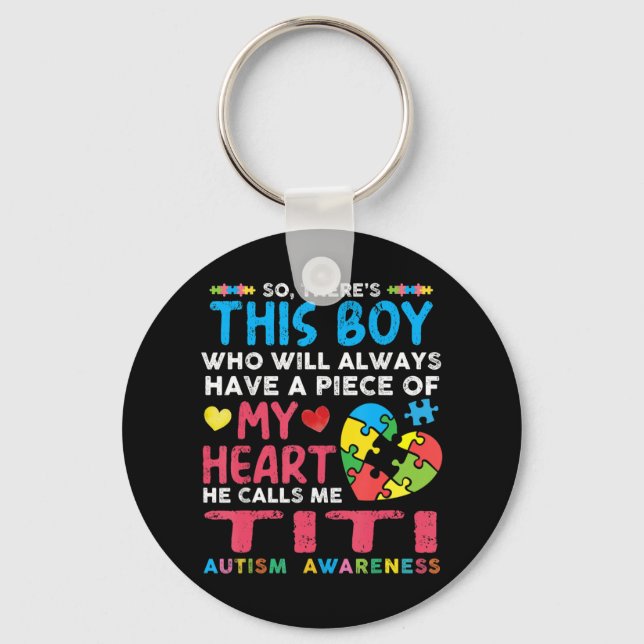 So There's This Boy Who Will Always Have a Piece O Key Ring (Front)