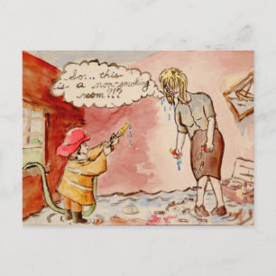 So...This Is a Non-Smoking Room?!? Postcard