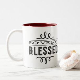 So Very Blessed Two-Tone Coffee Mug