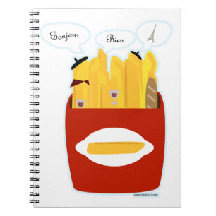 So Very French Fries Notebook