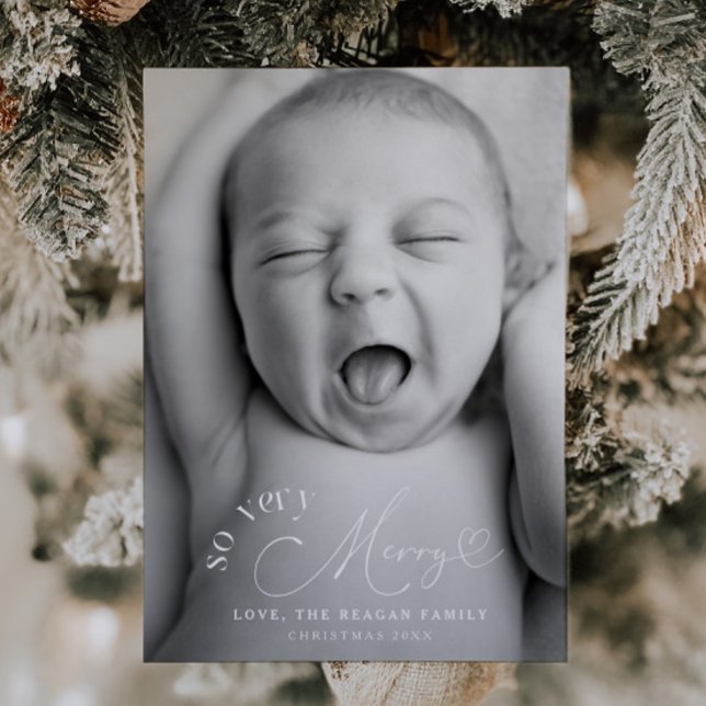So Very Merry Christmas Birth  Announcement (Creator Uploaded)