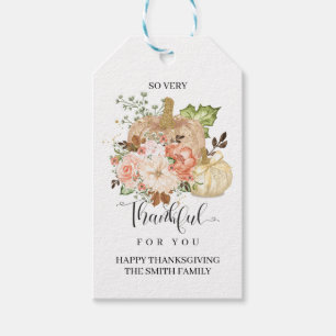 So very thankful for you, thanksgiving gift tags