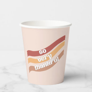 So Very Thankful Paper Cup