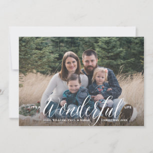 So very wonderful Custom Photo Holiday Card
