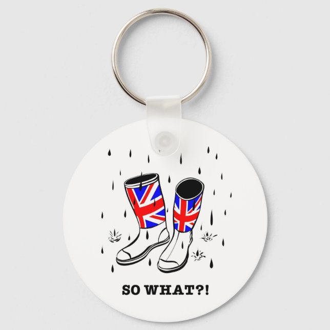 So what?! key ring (Front)