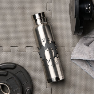 SO WHAT NOW WHAT Mug Shot Water Bottle