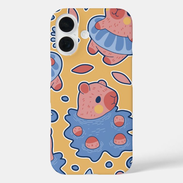 Soak & Float Capybara Spa Day Case-Mate iPhone Case (Back)