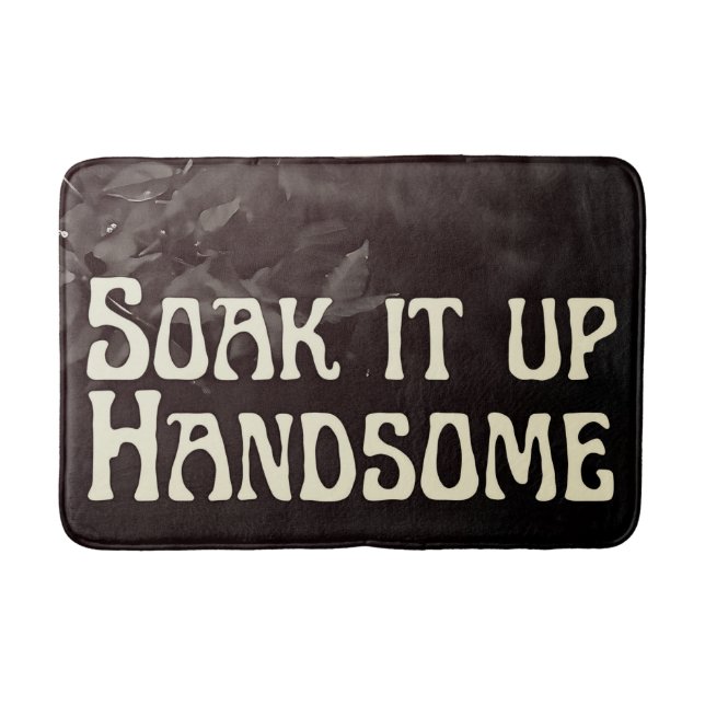 Soak It Up Handsome Bath Mat (Front)