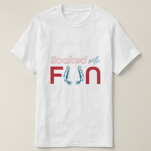 Soaked with Fun – Sardine-Inspired Summer Tee (Design Front)