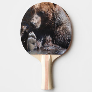 Soaking Bear Ping Pong Paddle
