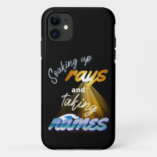 Soaking Up Rays and Taking Names Summertime iPhone 11 Case