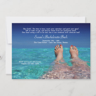 Soaking Up The Sun Invitation