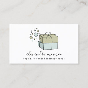 Soap and Bubbles    Handcrafted Soap Artisan Business Card