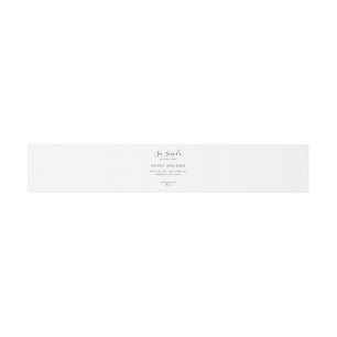 Soap Bands Invitation Belly Band