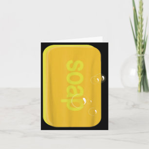 Soap bar Last Minute Funny Halloween Costume Card