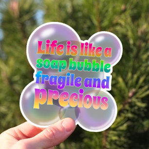 Soap Bubble fragile and precious