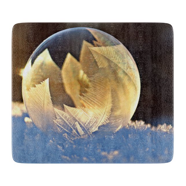 Soap Bubble on Snow Cutting Board (Front)