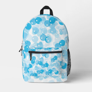 Soap bubble printed backpack