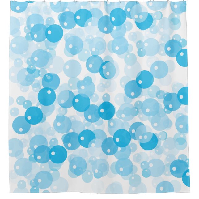 Soap bubble shower curtain (Front)