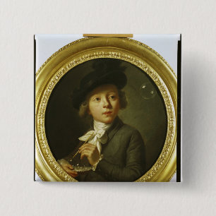 Soap Bubbles, 1784 15 Cm Square Badge