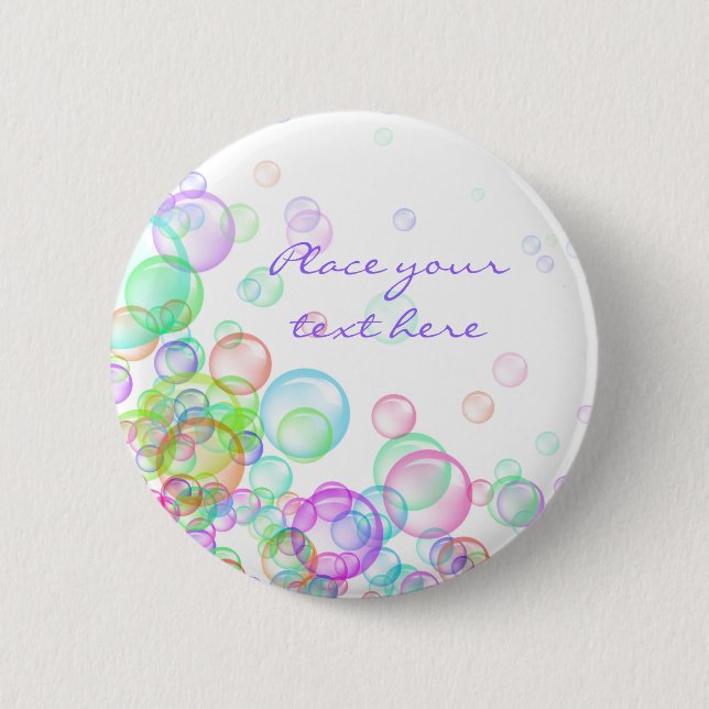 Soap Bubbles 6 Cm Round Badge (Front)