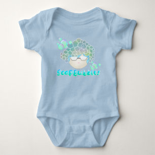 Soap Bubbles baby boy blue  Bodysuit