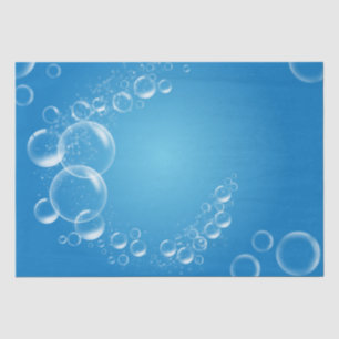 Soap Bubbles Blue 13 Decoupage Tissue Paper