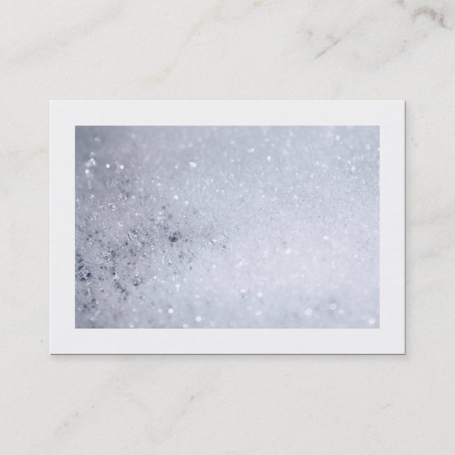 Soap Bubbles (Bordered) Business Card (Front)