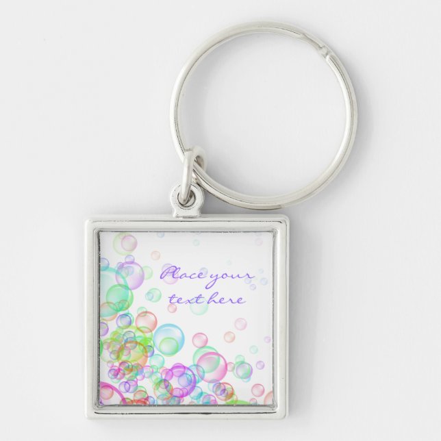 Soap Bubbles Key Ring (Front)