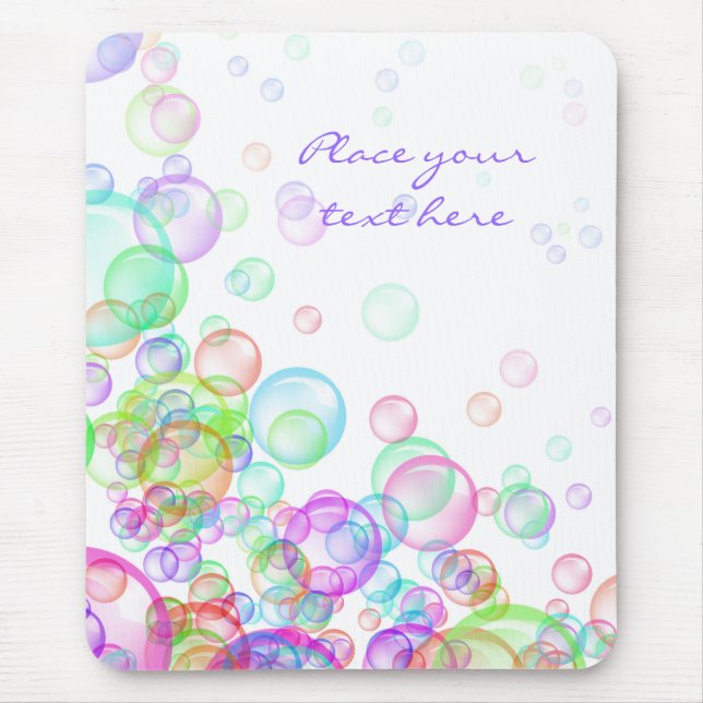 Soap Bubbles Mouse Pad (Front)