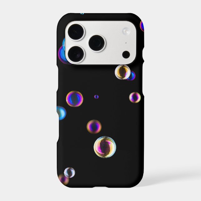 Soap Bubbles on Black  (Back)