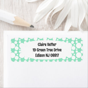 Soap Bubbles Return Address Label