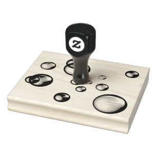 Soap Bubbles Rubber Stamp