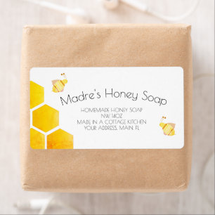 Soap Business Honey Illustration Business Label