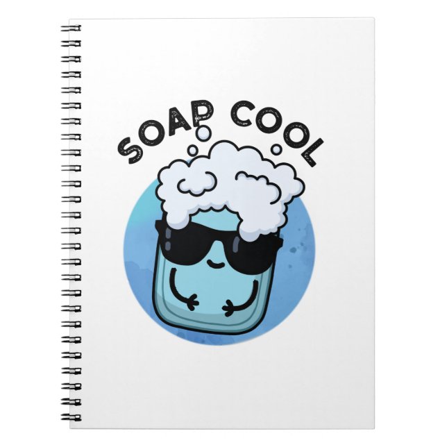 Soap Cool Funny Soap Pun Notebook (Front)