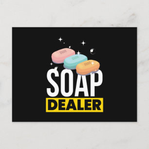 Soap Dealer Soap Making Postcard